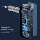 2 in 1 Car Bluetooth Receiver Transmitter 3.5mm AUX Wireless Adapter Dongle