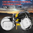 Universal Loud Dual-Tone Electric Snail Air Horn Siren For Car Motorbike Spea Hn