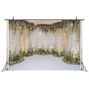 Nordic Wedding Flowers Photography Prop Background Cloth Backdrop for Video A