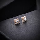 36 Pairs/Set Earrings Mini Crystal Flower Metal Ear Stud Women Wedding Jewelry