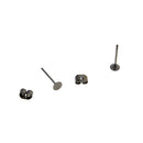400 Pairs Wholesale 4mm Iron Earring Posts and Backs DIY Earring Making Finding