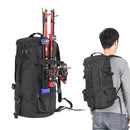 Round Large Capacity Fishing Tackle Backpack Fishing Carrier Bag For Hiking