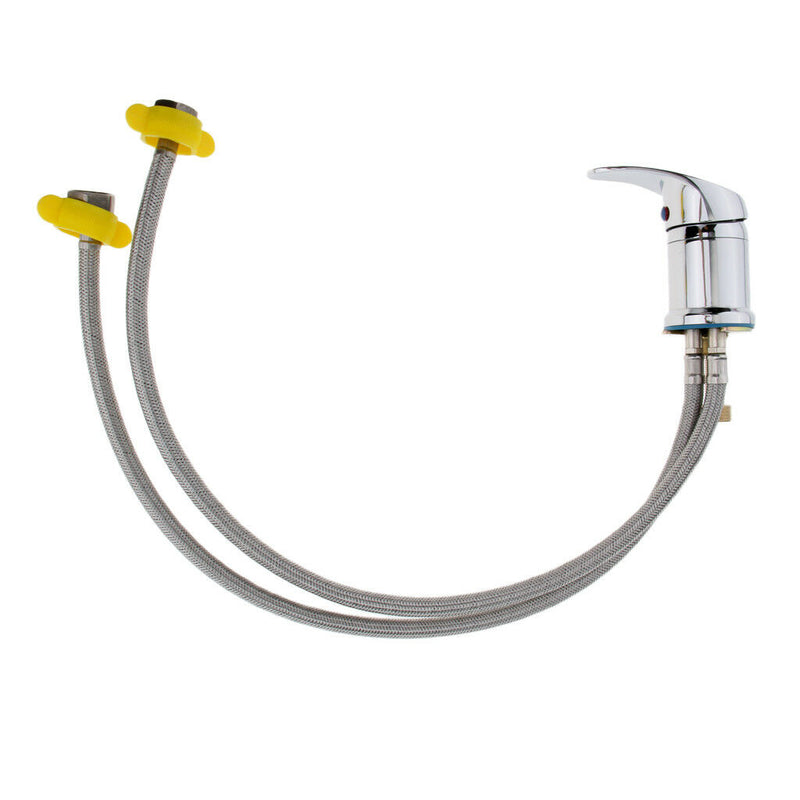 60cm Beauty Salon Shampoo Bowl Sink Hot & Cold Faucet Spray Hose Repalcement