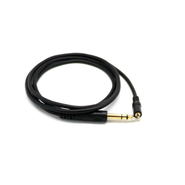 Audio Cable 5 FT Stereo 3.5mm Male to 1/4" 6.35mm Male for iPod, Amplifier