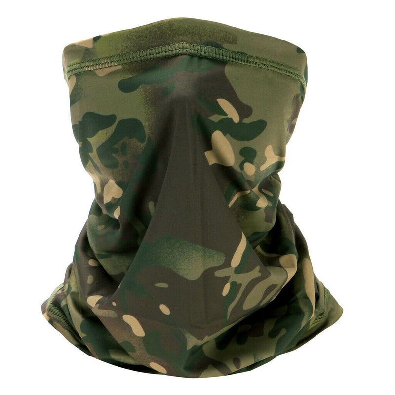 2 Pieces Silky Outdoor Motorcycle Balaclava Scarf Ski Neck Gaiter Headwear