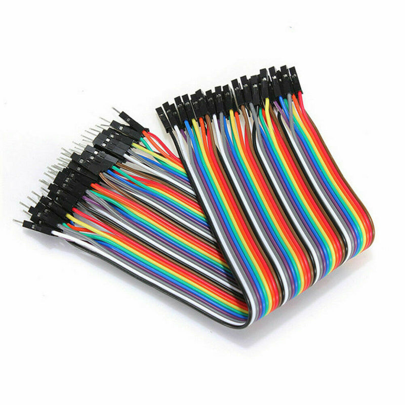 40pcs 2.54MM 20cm Male to Female Dupont Wire Jumper Cable for Arduino Breadboard