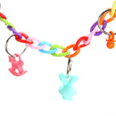 Acrylic Chew Swing Climb Ladder Scratcher Bites Toys For Cockatiel Parakeet