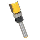 2Pcs 1/4" Shank Straight Flush Trim Router Bit Set Woodworking Cutting Tool