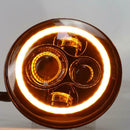 45W 7 Inch Round Led Headlight High Low Beam DRL Headlight For Jeep Motorcycle