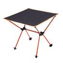 Aluminium Alloy Camping Foldable Table Tavel Picnic Portable Desk Orange