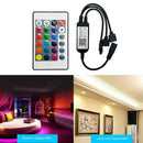 Bluetooth Phone APP Dimmer LED RGB Controller with 24 Keys IR Remote Control