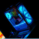 12V 3-4Pin 15LED Lighting PC Case Fan Cooler Computer Cooling Fan (Blue)