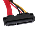 22-pin (7+15) Sata Male To Female Data And Power