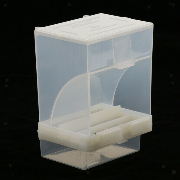 2x Pet Bird Automatic Feeder Food Feeding Box Parrot Finch Dispenser Cage Perch