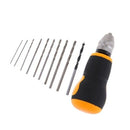10pcs twist drill hand tool hand drill mini small hand grip carpenter's chu B3M8