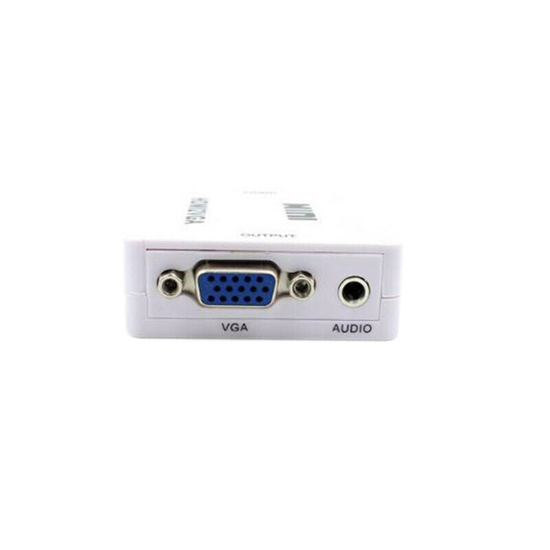 VGA To HDMI Full HD Video 1080P Converter Box Adapter For PC Laptop DVD HDT OZ