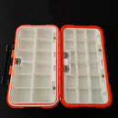 Pocket Waterproof Fishing Tackle Box Hook Bait Flies Case 12 compartments Insert