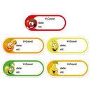 250 Pcs/roll Color Fruit Stickers Labels Kitchen Stickers Food Juice LabelsSEAU