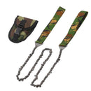 Outdoor Survival Camouflage Jungle Pocket Chainsaw Hand Folding Chainsaw Po