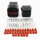 2 Sets 16 Pin Car Auto Motorcycle Waterproof Electrical Wire Connector Plug+Seal