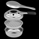 Alcohol Burner Spirit Alcohol Stove with Fire Power Adjuster for Backpacking,