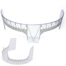 Reusable Eyebrow Stencil Makeup Microblading Measure Plastic Tattoo Ruler â„–[