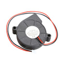 Black Brushless DC Cooling Blower Fan 2 Wires 5015S 12V 0.06A 50x15mm