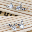 Women Simple Crystal Rhinestone Elegant Ear Stud Earrings Intriguing