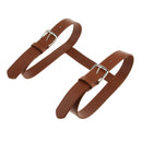 Carrying Strap for Picnic Blanket Throw Travel Rug Brown Leather Carry Strap