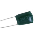 10Pcs 47000pF 100V 2A473J Green Polyester Film Capacitor for Eleic Guitar