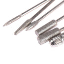6 Pcs Nail Art Grinding Drill Bits Electric Manicure Machine Carbide Bullet OZ