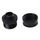 G1/4 Brass Connector Adapter For 14mm OD PC DIY Water Cooling System Tubes Black