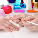 4 Pieces Handle Nail Brush Nail Hand Scrubbing Cleaning Brush (Multicolor)