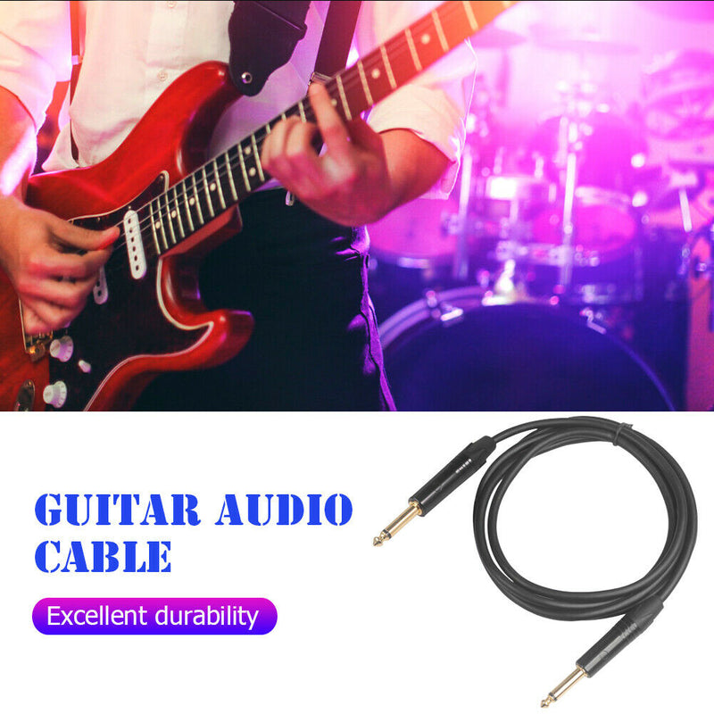 6.35 mm Jack Audio Cable TS Male to Male for Guitar Mixer Amplifier (1.8m) A