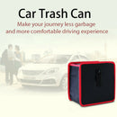 Portable Car Trash Can Hanging Wastebasket Back Seat Storage Bag Organizer  Q4X1