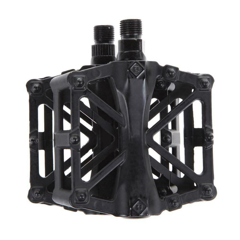 9/16 in Bike Pedals Ultra-Light Alloy Cycling Treadle Universal BLACK A