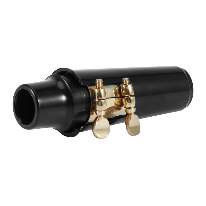 Alto Sax Saxophone Mouthpiece Plastic with Cap Metal Buckle Reed