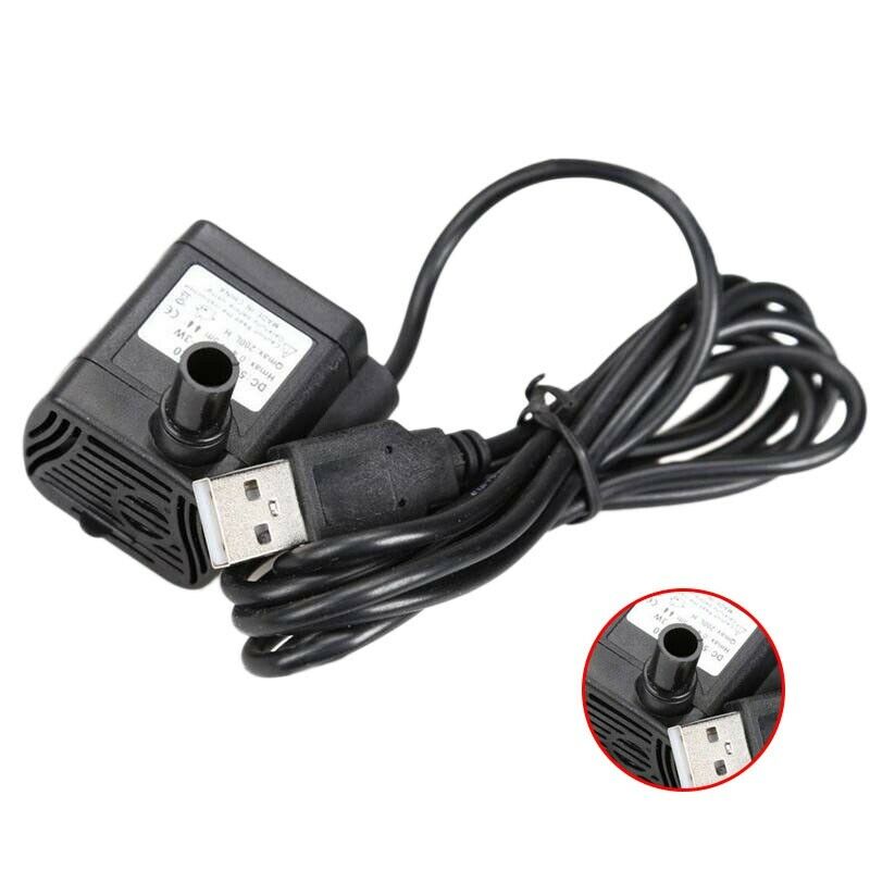 Ultra-Quiet Mini Brushless Usb Water Pump 5V 70Cm Submersible Fountain Aqua