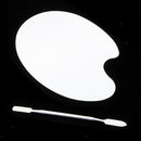 2 PRO Nail Art Painting Tool Set Color Mixed Palette+Spatula Stainless Steel