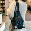 National Style Embroidery Shoulder Bag Female Fashion Leisure Travel Dual-U