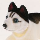 Husky Bobbing Head Dog, Bobble Head Car Dashboard Decorations Self Adhesive
