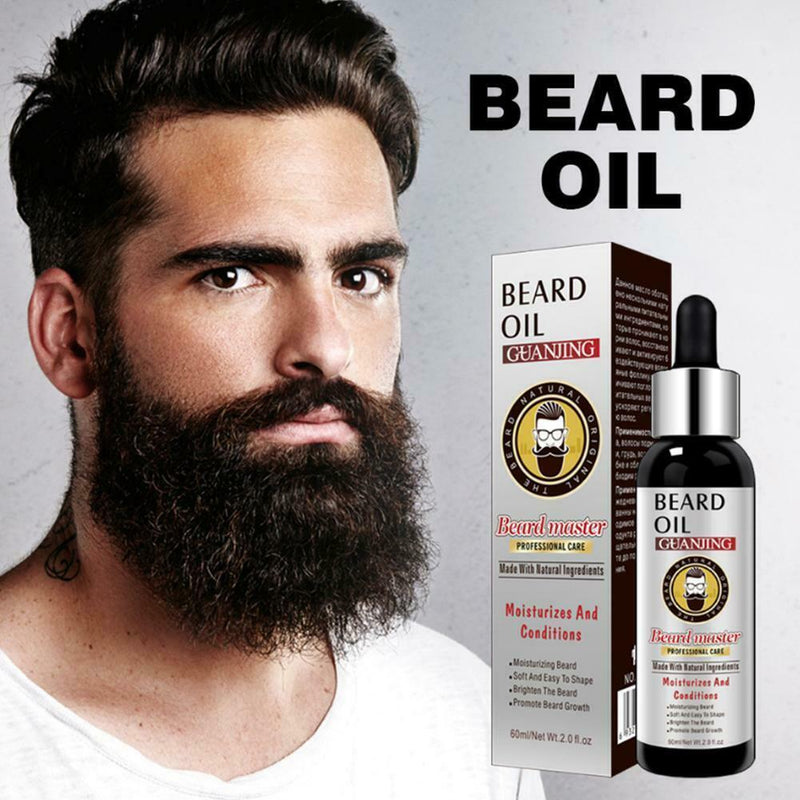 Beard Growth Oil Pure Castor Oil Hair Growth Oil Free  Repair Frizz