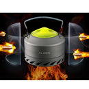 Portable 0.9L Aluminum Alloy Camping Picnic Water Kettle Teapot Pot Coffee
