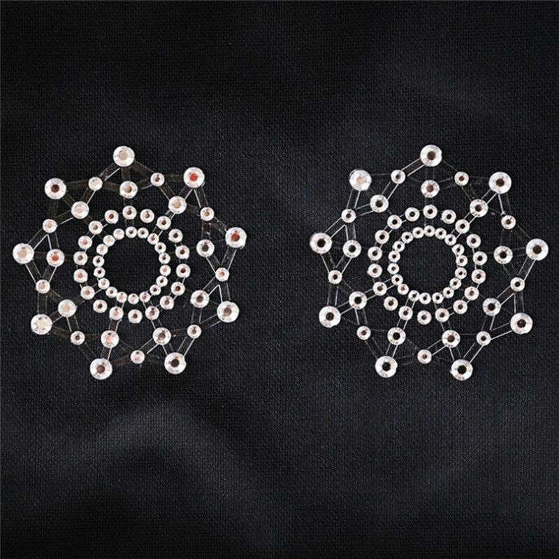 1 Pair Sexy Self Adhesive Nipple Cover Temptation Transparent Bra Accessories  Z