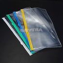 3Pcs A6 Paper File Folder Book Pencil Pen Case Bag Pouch Plastic Clear  3C