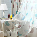 Tree Leaf Pattern Voile Window Curtain Drape Panel Sheer Scarf Divider Beige