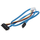 7 Pin SATA to SAS 29 Pin & 4 Pin Connector Power Cable