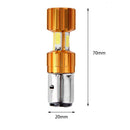 1 Pair DC 12V H6 BA20D 30W COB Motorcycle Motorbike LED Headlight Bulbs