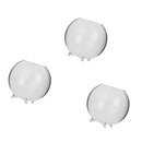 3x Glass Ball Shape Flower Plant Tabletop Vase Terrarium Container Decor 8cm
