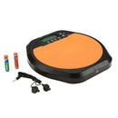 Digital Drummer Training Practice Drum Pad Metronome with Earphone & Batter